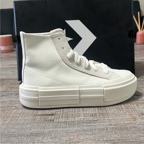 Converse All Star Platform High Tops - Cream - Picture 6 of 11